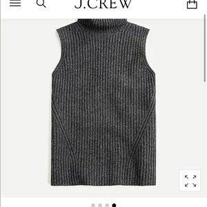 NWT jcrew turtleneck sleeveless sweater